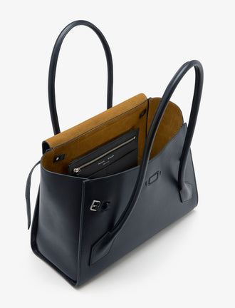 Interior image of Tate Bag in Smooth Calfskin in BLACK