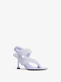 Proenza Schouler 3/4 Front image of Tee 85 Thong Sandal In Shearling in Wisteria