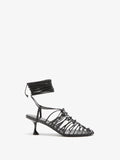 Proenza Schouler Front image of Tee Knot Sandals In Nappa in Black