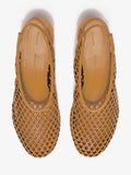 Proenza Schouler Aerial of Tee Perforated Slingback Pumps in Nappa in Mud