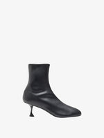 Proenza Schouler side image of Tee Stretch Booties in Black