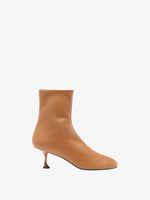 Proenza Schouler side image of Tee Stretch Booties in Tobacco