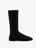 Proenza Schouler Front image of Tee Stretch Flat Boot in Black