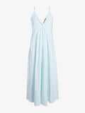 Proenza Schouler flat image of Torres Dress in Viscose Gabardine in light blue