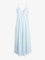 Proenza Schouler flat image of Torres Dress in Viscose Gabardine in light blue