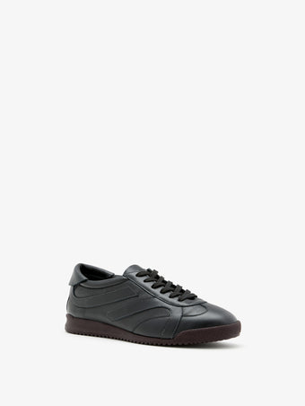 Proenza Schouler Front 3/4 image of Track Sneaker in black