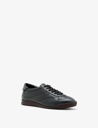 Proenza Schouler Front 3/4 image of Track Sneaker in black