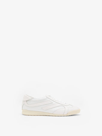 Proenza Schouler side image of Track Sneaker in white