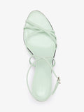 Proenza Schouler Still Life Aerial Image of Uma Ankle Strap Sandals in Mint