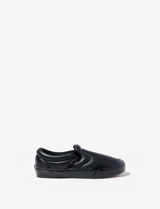 Side image of Vans x Proenza Schouler Puffy Slip-On Shoes in black