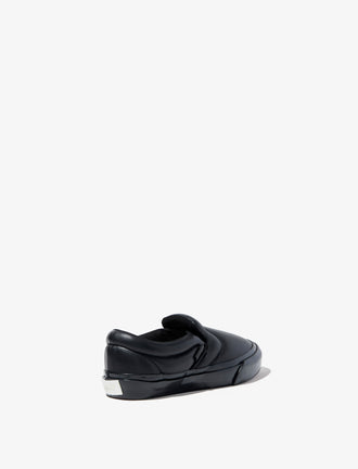 Back 3/4 image of Vans x Proenza Schouler Puffy Slip-On Shoes in black