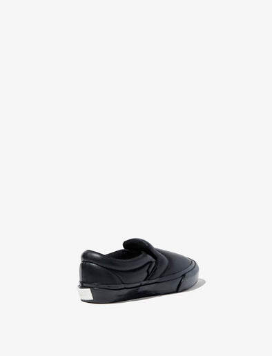 Back 3/4 image of Vans x Proenza Schouler Puffy Slip-On Shoes in black