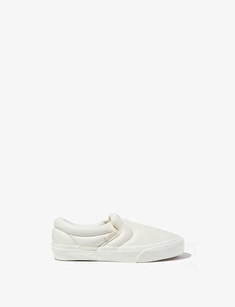 Side image of Vans x Proenza Schouler Puffy Slip-On Shoes in ecru