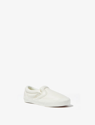 Front 3/4 image of Vans x Proenza Schouler Puffy Slip-On Shoes in ecru