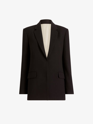 Vessa Jacket in Stretch Wool Crepe