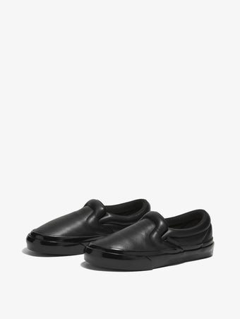 Side image of Vans x Proenza Schouler Puffy Slip-On Shoes in black