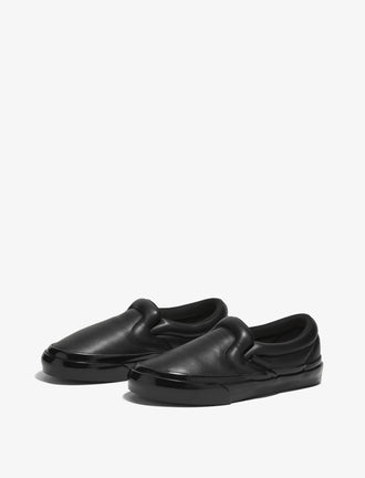 Side image of Vans x Proenza Schouler Puffy Slip-On Shoes in black