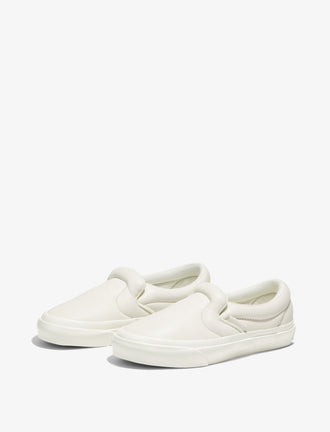 Side image of Vans x Proenza Schouler Puffy Slip-On Shoes in ecru