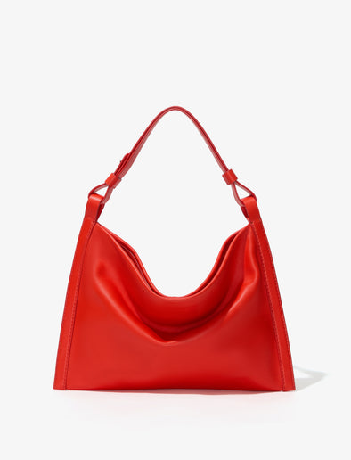 Front image of Minetta Nappa Bag in FLAME