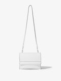 Front image of Accordion Flap Bag in OPTIC WHITE