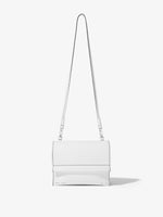 Front image of Accordion Flap Bag in OPTIC WHITE