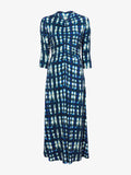 Flat image of Natalee Dress In Plaid Td Slinky Jersey in sage multi