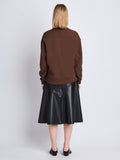 Back image of Olivia Sweatshirt in mocha