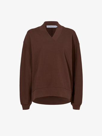Flat image of Olivia Sweatshirt In mocha