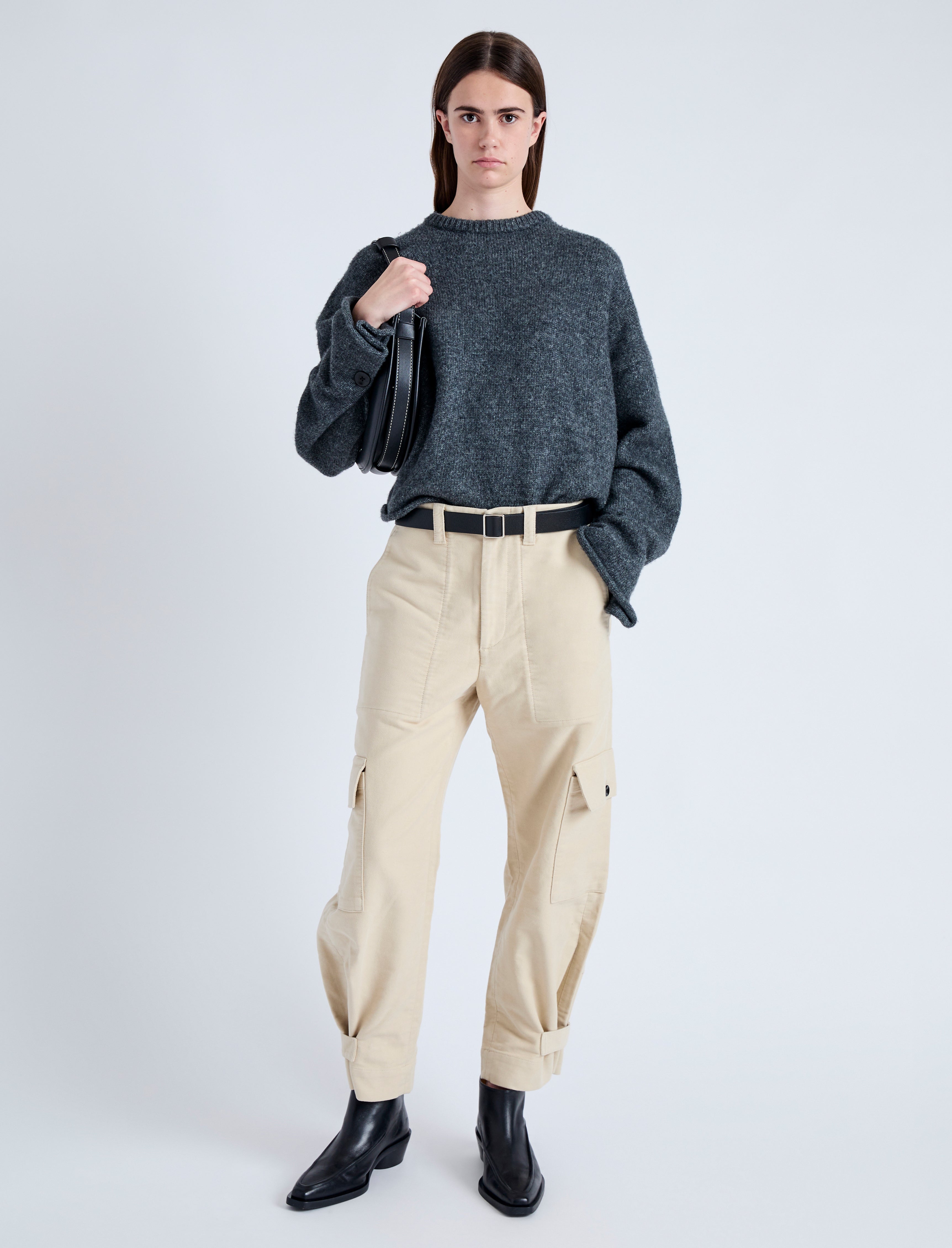 Kay Cargo Pant in Brushed Cotton – Proenza Schouler