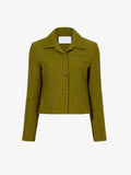Still life image of Quinn Jacket in Tweed in OLIVE