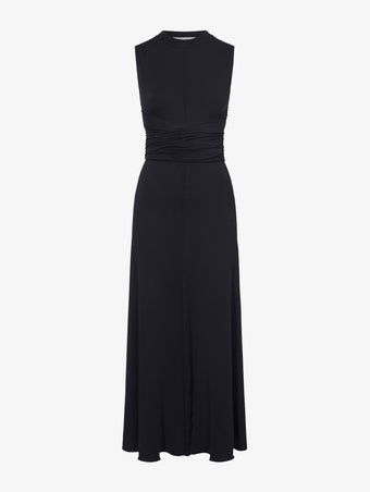 Still Life image of Beatrice Dress In Solid Jersey in BLACK
