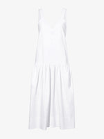 Still Life image of Sasha Dress In Solid Cotton Crinkle in OFF WHITE