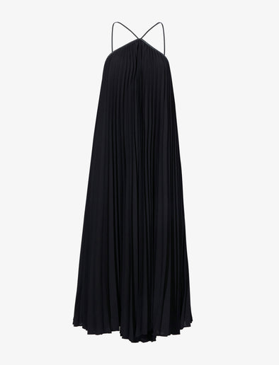 Still Life image of Celeste Dress In Lightweight Crepe in BLACK