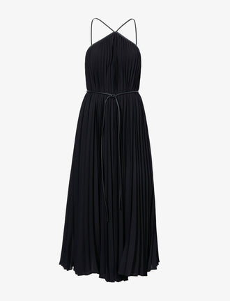 Still Life image of Celeste Dress In Lightweight Crepe in BLACK