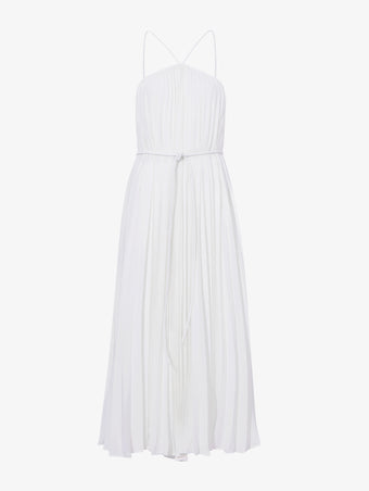 Still Life image of Celeste Dress In Lightweight Crepe in OFF WHITE