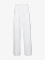 Still Life image of Amber Pant In Solid Cotton Crinkle in OFF WHITE