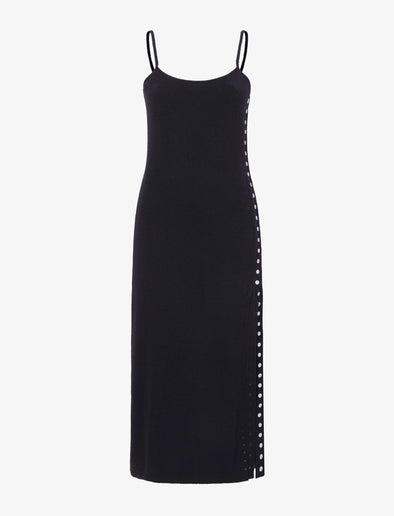 Still Life image of Sydney Dress In Boucle Viscose in BLACK