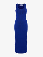 Still Life image of Reese Dress In Plaited Rib Knits in SAPPHIRE/BLACK