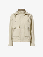 Still Life image of Windsor Jacket in Rumpled Cotton in KHAKI