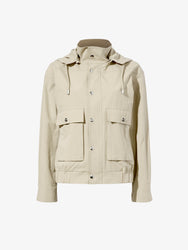 Still Life image of Windsor Jacket in Rumpled Cotton in KHAKI