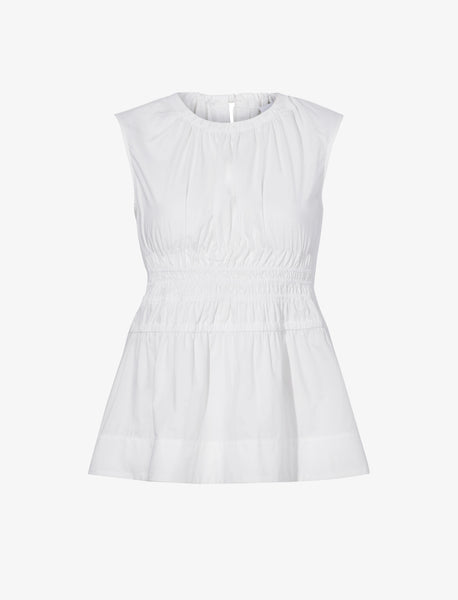 最旬ダウン Schouler Proenza White Off - Poplin in Top Birdie Label トップス