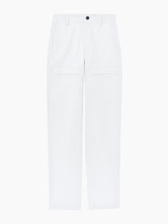 Flat image of Sydnor Pants in Rumpled Cotton in white