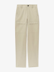 Still Life image of Sydnor Pants in Rumpled Cotton in KHAKI