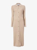 Still Life image of Phillips Knit Dress in Micro Cable in CASHEW