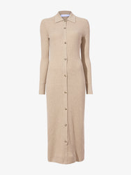 Still Life image of Phillips Knit Dress in Micro Cable in CASHEW