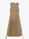 Proenza Schouler Still Life image of Marley Dress in Tech Cotton in DARK BIRCH