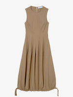 Proenza Schouler Still Life image of Marley Dress in Tech Cotton in DARK BIRCH