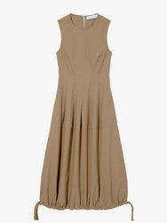 Proenza Schouler Still Life image of Marley Dress in Tech Cotton in DARK BIRCH