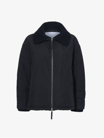 Proenza Schouler Still Life image of Veronica Coat in Parachute Cotton in BLACK