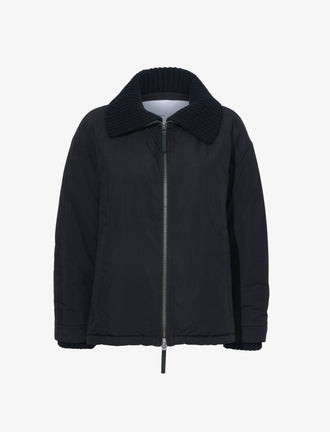 Proenza Schouler Still Life image of Veronica Coat in Parachute Cotton in BLACK